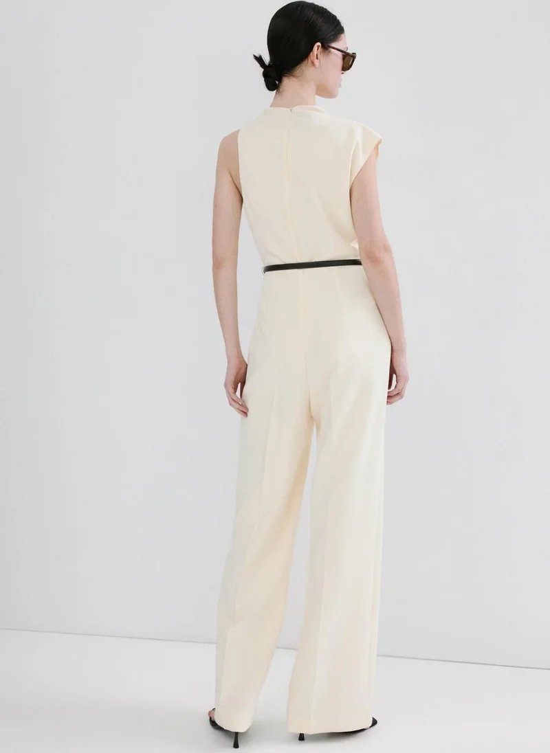 مانجو Asymmetric long jumpsuit