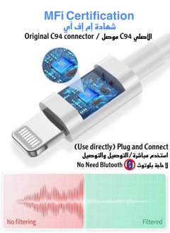 SH PROTECT TOUCH Wired For iPhone  [MFi Certified] Without Bluetooth  Microphone and Volume Control -Earbuds for Music and Phone Calls, Compatible for iPhone 7/8/X/Xs/XR/se/11/12/13/14/Pro/Pro Max (Direct Use) Lightng  - Image 2