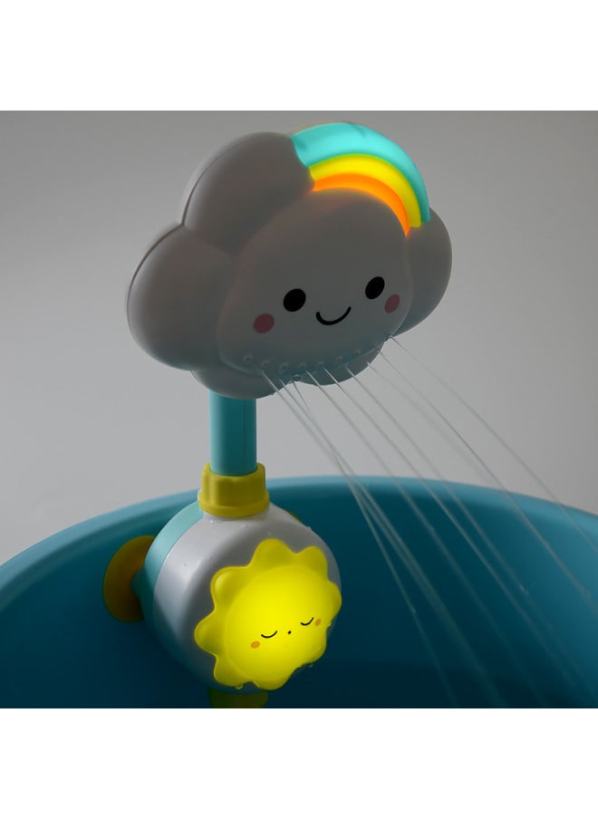 Generic - Cloud Spray Bath Basin Swimming Baby Boys And Girls Bathing Water Toys Cross Border Suit Baby Shower-Color:Electric Elephant Shower Head (opp Bag) - Image 1