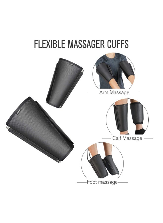 AGARO SMART Air Compression Leg Massager, Foot and Calf Massager Machine with Handheld Controller for Blood Circulation and muscle relaxation." - Image 3