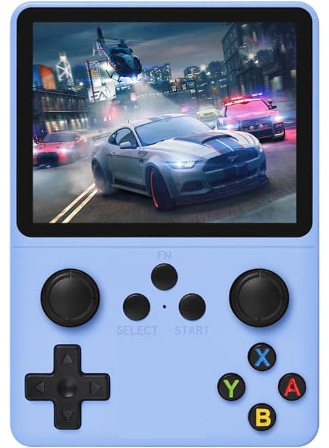 واي آند دي جهاز ألعاب كلاسيكي R35S، جهاز ألعاب محمول مزود بذاكرة 64 جيجابايت محملة مسبقًا بالألعاب، ووظيفة الحفظ والتحميل، وشاشة IPS عالية الدقة مقاس 3.5 بوصة، جهاز محاكاة ألعاب محمول مناسب للعائلة والبالغين وعشاق الألعاب الكلاسيكية. - Image 1