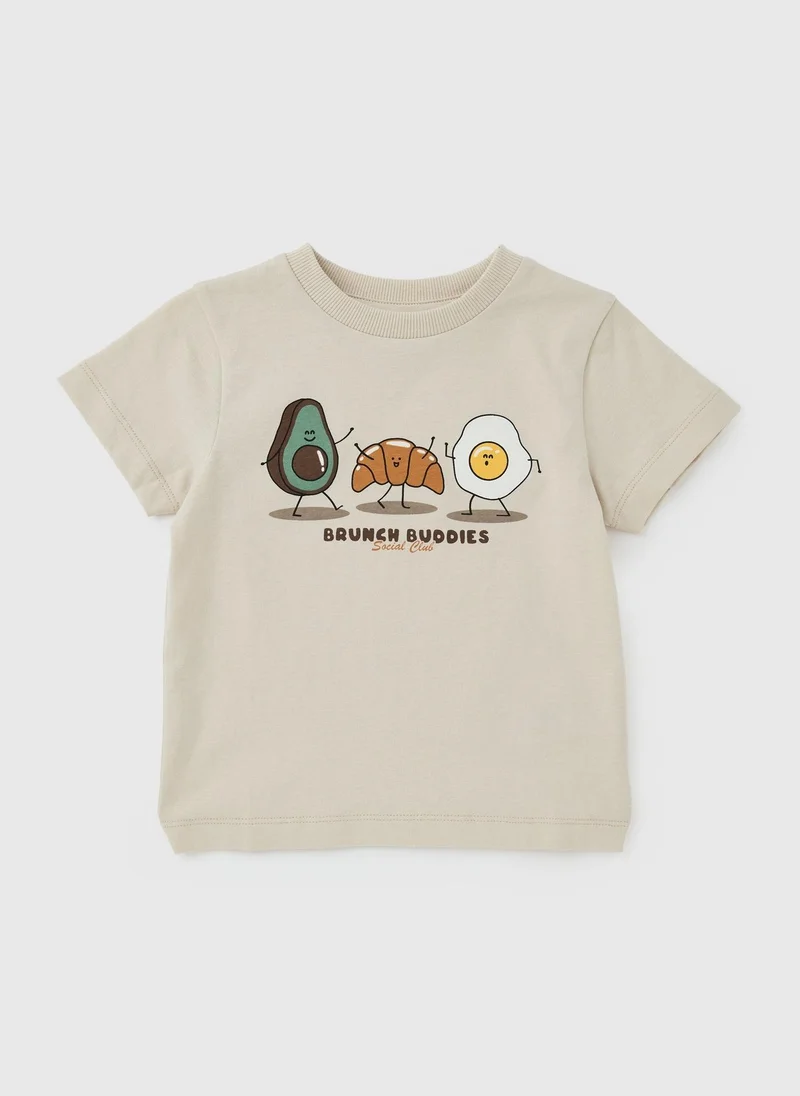 ماتلان Boys Stone Brunch Buddies T-Shirt