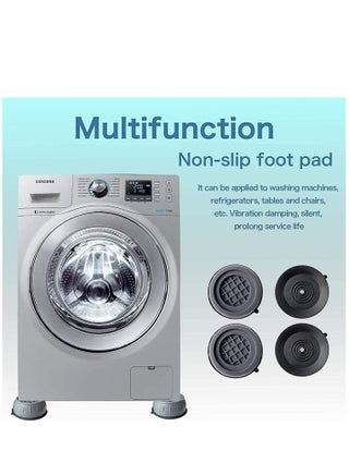 4 Pieces Anti Vibration Pads Anti Slip Pads For Washer Dryer Washing Machine Stand To Prevent Shifting Shaking Walking - view 2