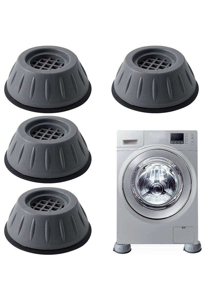 SKY-TOUCH 4 Pieces Anti Vibration Pads Anti Slip Pads For Washer Dryer Washing Machine Stand To Prevent Shifting Shaking Walking  - Image 1