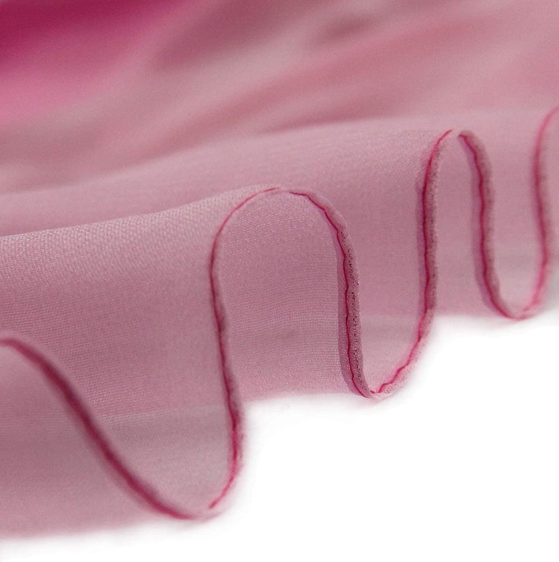 PANTONIGHT Long Chiffon Sheer Scarf Gradient Shaded Colors Lightweight Scarf For Womens - Image 5