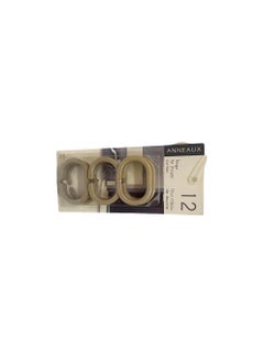 Ebreez Anneaux Arv-35505 Shower Curtain Rings 12Pcs Packet Curtain Bathroom Accessories  - Image 2