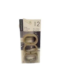 Ebreez Anneaux Arv-35505 Shower Curtain Rings 12Pcs Packet Curtain Bathroom Accessories  - Image 3