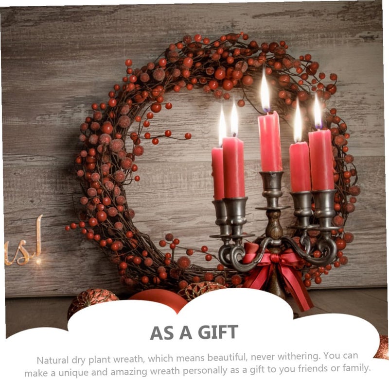 Natural Rattan Twig Garland Vine for DIY Crafts, 4.6m Snake Shape Rattan Garlands, 2pcs Christmas Wreath Hanging Decor for Holiday Indoor Outdoor Use - Image 4