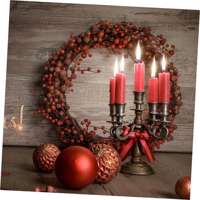 Natural Rattan Twig Garland Vine for DIY Crafts, 4.6m Snake Shape Rattan Garlands, 2pcs Christmas Wreath Hanging Decor for Holiday Indoor Outdoor Use - Image 5