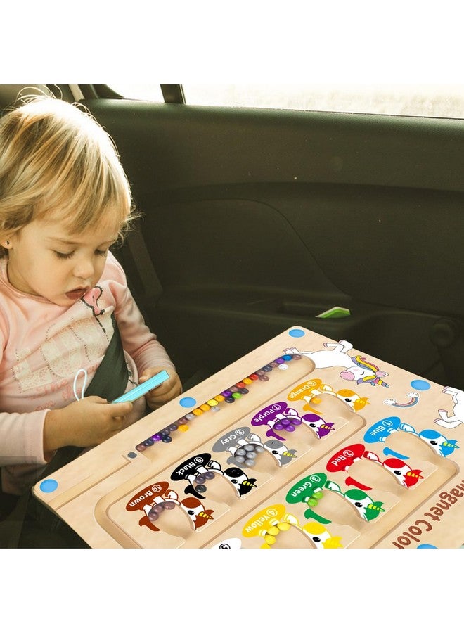 HONGID Magnetic Color And Number Mazeuniorn Gifts For Girlsmontessori Toys For 2 3 4 5 Year Oldlearning Educational Sensory Toys For Toddlers And Kids Boys Girls Stocking Stuffers For Kids - Image 5