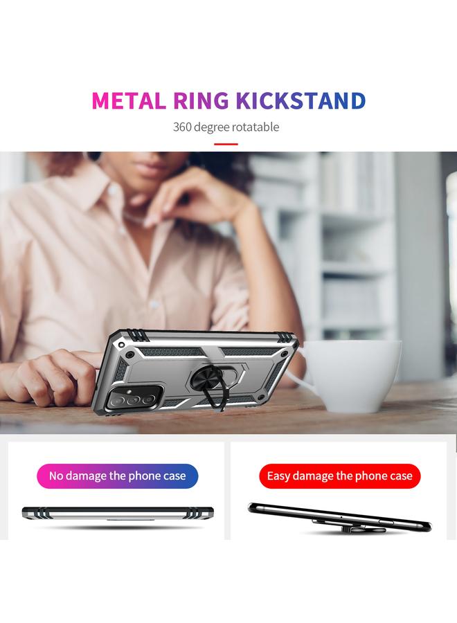 اس-توب جراب لهاتف Samsung Galaxy A82 5G جراب واقٍ مقاوم للصدمات مصنوع من مادة TPU + PC مع حامل دوار 360 درجة - Image 4