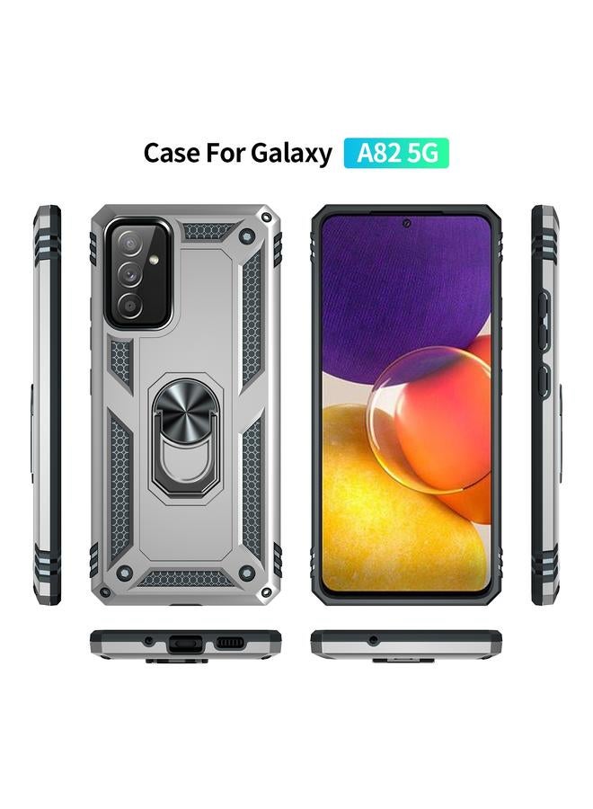 اس-توب جراب لهاتف Samsung Galaxy A82 5G جراب واقٍ مقاوم للصدمات مصنوع من مادة TPU + PC مع حامل دوار 360 درجة - Image 3