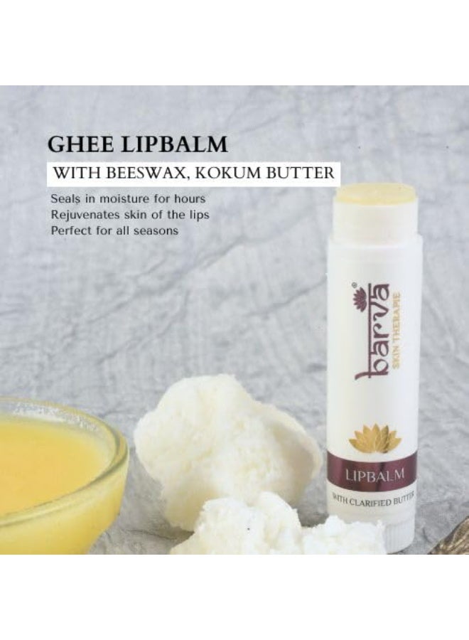 Barva Special 3-Product Skincare Set | Mango Butter Moisturizer Face Cream 50ml, Antioxidant Pomegranate Body Lotion 200ml & Lip Balm | With Ghee, Aloe Vera & Vitamin E | Natural Face & Body Care Combo - Image 4
