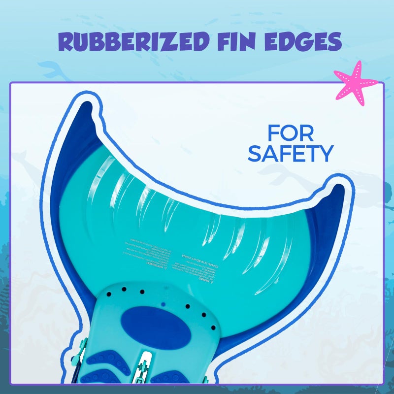 Body Glove 14499-Blue Mermaid Linden Monofin-Blue - Image 3