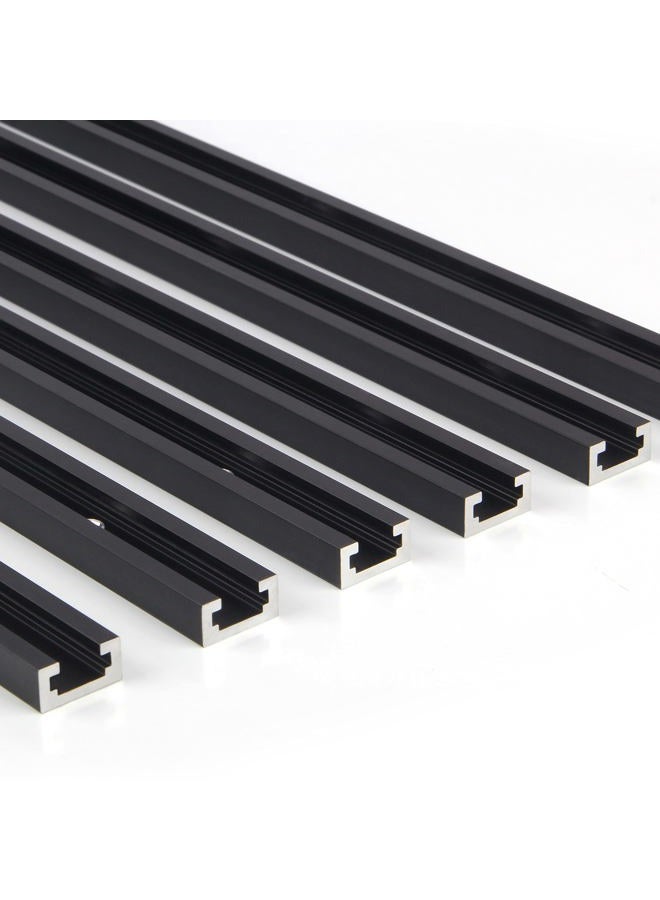 CLEAR STYLE T Tracks 36 Inches 6 Pack for Woodworking By CLEAR STYLE, Double-Cut Jig Profile Universal T-Tracks with Predrilled Mounting Holes - Image 4