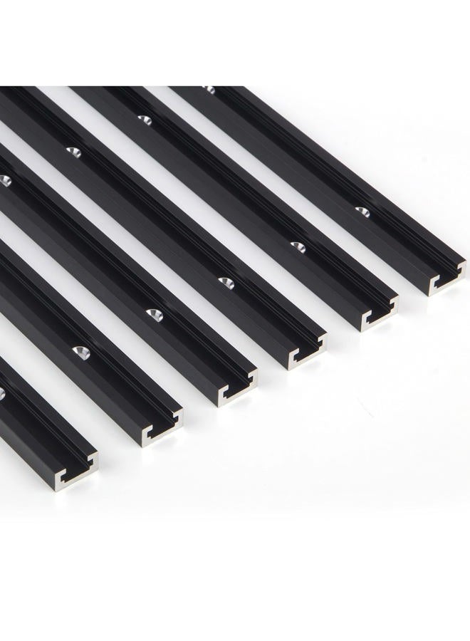 CLEAR STYLE T Tracks 36 Inches 6 Pack for Woodworking By CLEAR STYLE, Double-Cut Jig Profile Universal T-Tracks with Predrilled Mounting Holes - Image 3