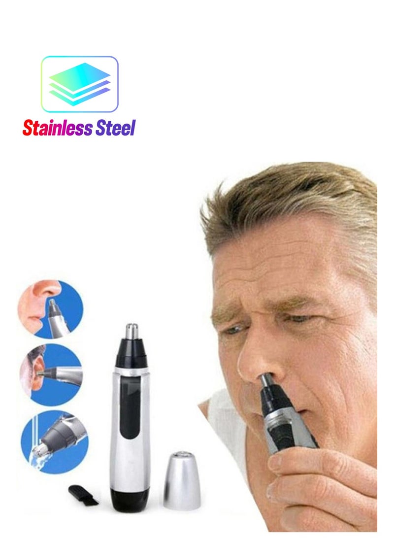 Generic - Electric Nose Hair Trimmer for Men, Waterproof Nasal Hair Cutter, Precision Painless Nose and Ear Hair Removal Tool with Dual-Edge Blades, Rechargeable & Portable Grooming Kit - Image 1