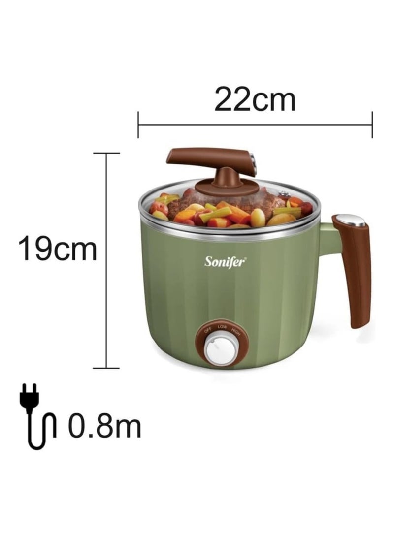 سونفير طباخ كهربائي من الفولاذ المقاوم للصدأ SF-1503 600 واط 1.2 لتر - Image 4