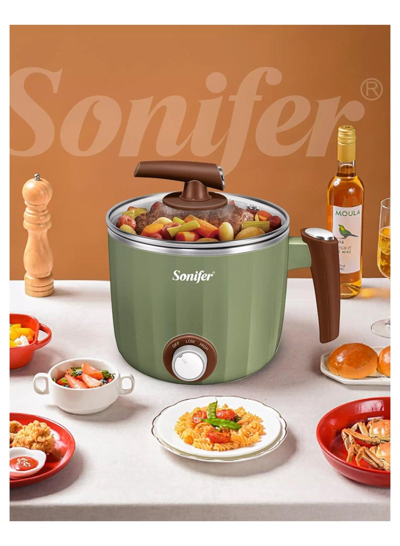 سونفير طباخ كهربائي من الفولاذ المقاوم للصدأ SF-1503 600 واط 1.2 لتر - Image 3