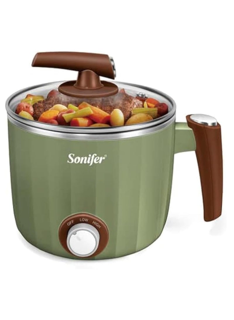 سونفير طباخ كهربائي من الفولاذ المقاوم للصدأ SF-1503 600 واط 1.2 لتر - Image 2