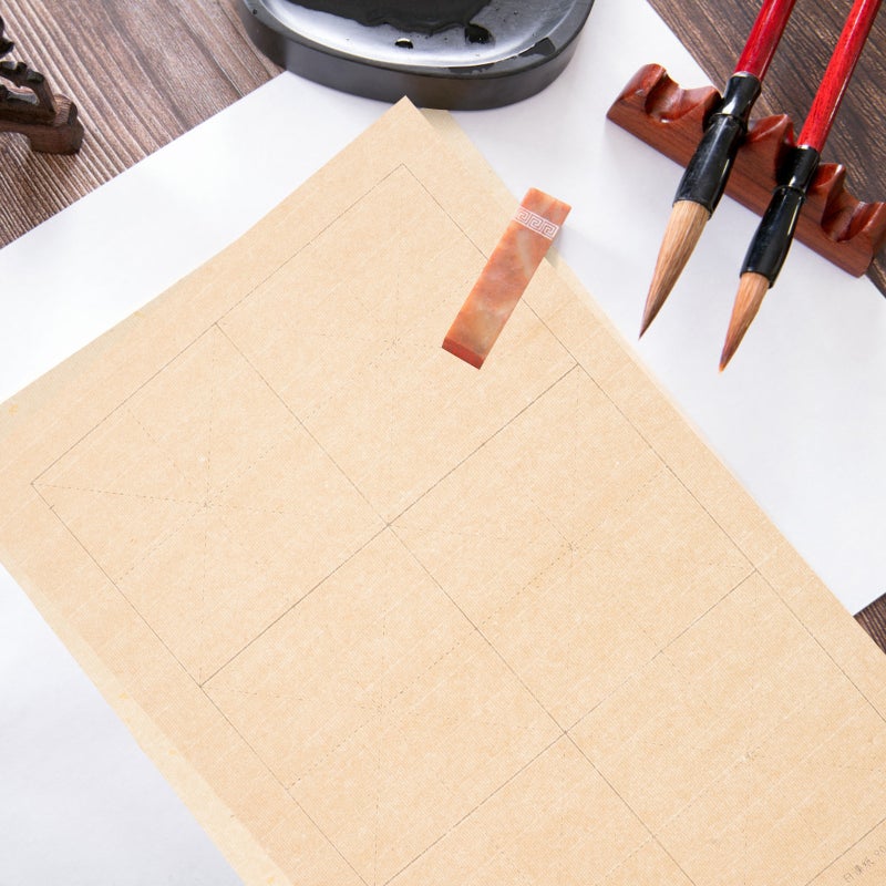 100 Sheets Paper Chinese Practice Paper Writing Rice Paper Retro Rice Paper - Image 2