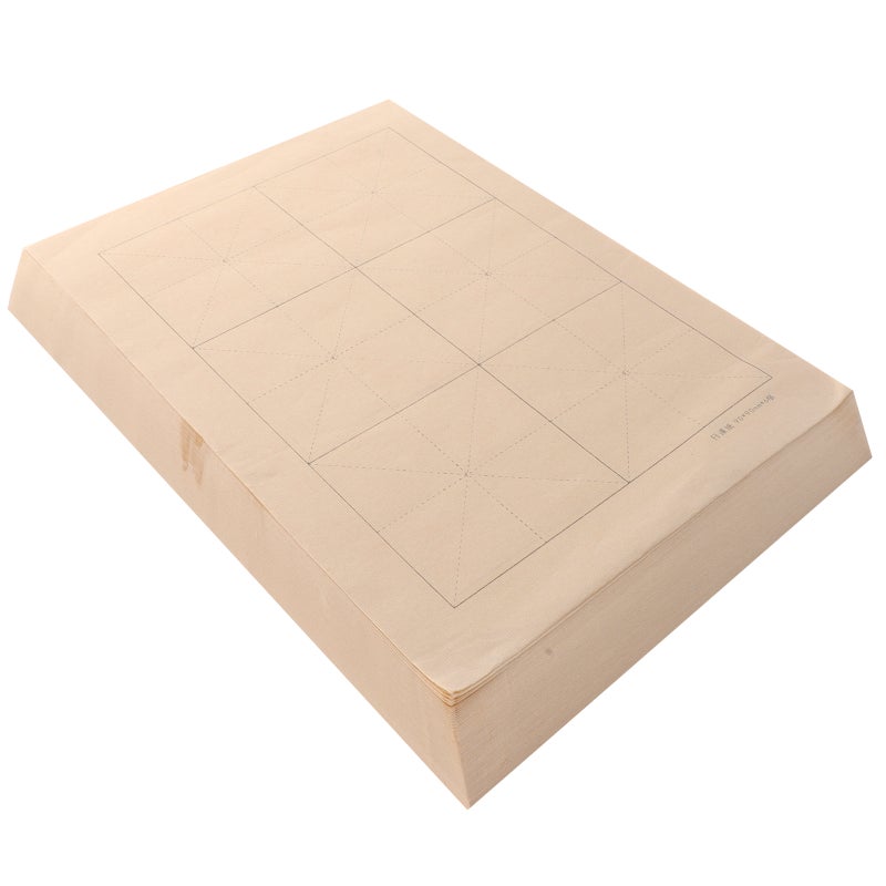 100 Sheets Paper Chinese Practice Paper Writing Rice Paper Retro Rice Paper - Image 3
