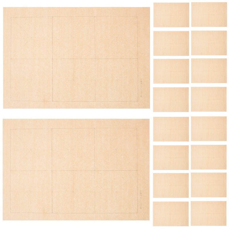 100 Sheets Paper Chinese Practice Paper Writing Rice Paper Retro Rice Paper - Image 1