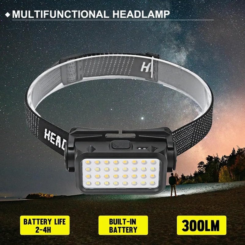 Care4 Care 4 Adjustable Long Range Rechargeable HeadTorch Light for Outdoor Activities Camping Trekking Cycling and Many More K351Black - Image 3