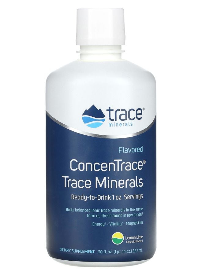 Trace Minerals ConcenTrace Trace Minerals Lemon Lime 30 fl oz (887 ml)
