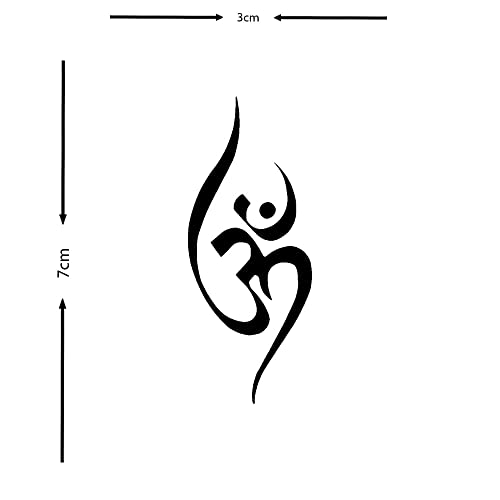 Comet Busters Om Temporary-Removable Tattoo Body Sticker (BT290) - Image 3