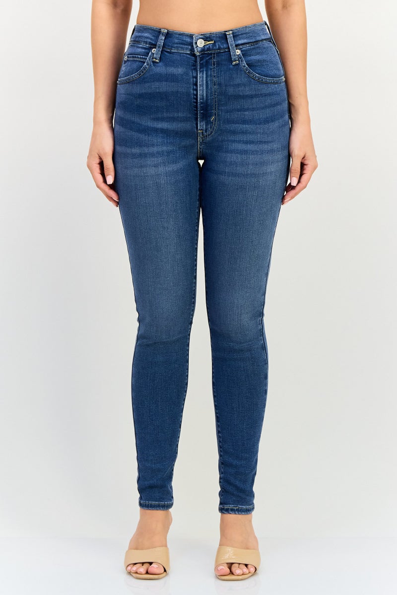 Levi's Women Skinny Fit Wash Stretchable Denim, Mid Blue - Image 1