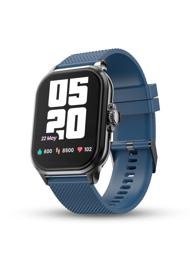 Pebble Pebble Oslo 2.01" Vibrant HD Display, BT Calling, Premium Metal Body, Fast Pairing, DIY Watch Faces, Health Suite, Multiple Sports Mode, Smart Features  - Image 1