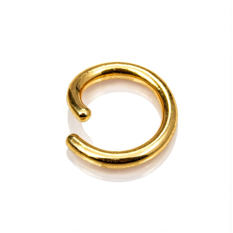 Silver Open Jump Rings 6mm 0.9mm Thick DIY Jewelry Making Connectors Findings - Image 3