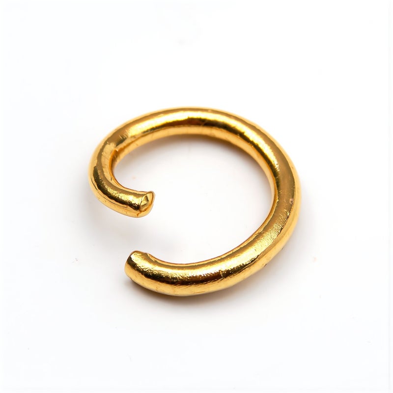 Silver Open Jump Rings 6mm 0.9mm Thick DIY Jewelry Making Connectors Findings - Image 5