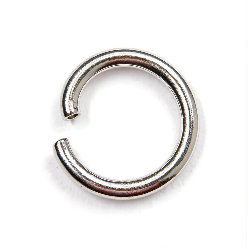 Silver Open Jump Rings 6mm 0.9mm Thick DIY Jewelry Making Connectors Findings - Image 2