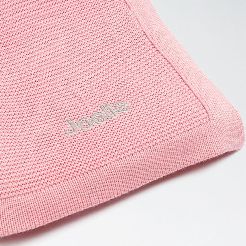 Lovingly Signed Personalized Bamboo Cellular Blanket - Pink - Image 2