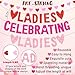 PARTY TONIGHT Galentines Day Decorations Galentines Day Banner Red Pink Glitter Heart Banner Hanging Swirls Preassembled - Image 4
