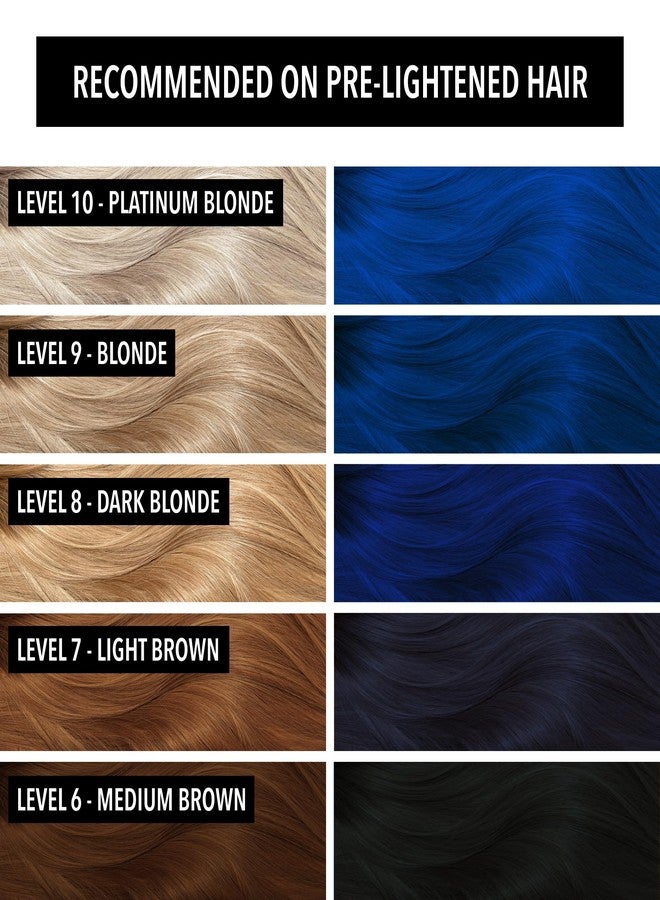 Pulp Riot Semi Permanent Hair Color Nightfall – Highly Saturated Blue with Deep Purple Undertones, Long-Lasting Vibrancy, Anti-Overworking Formula, Vegan, Conditioner-Based, 4oz Tube - Image 2