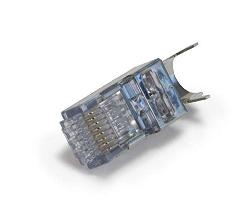 Platinum Tools موصل أرضي خارجي RJ45 محمي من Platinum Tools Ezex48 25/صندوق ملحقات Clamshell (100027C) - Image 3