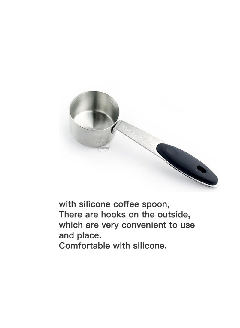 Sharpdo Kitchen Coffee Bean Sealed Storage Jar Stainless Steel Vacuum Sealed Jar Food Storage Dry Goods Powder Particle Storage Box - Image 5