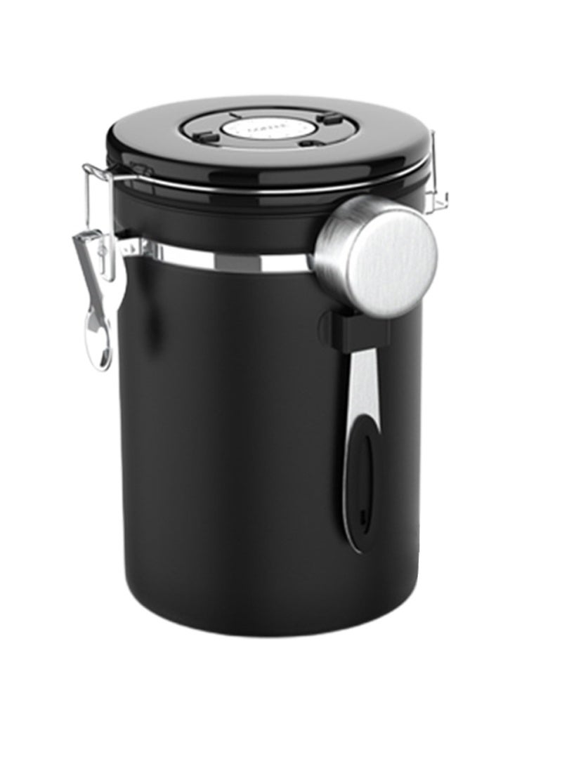 Sharpdo Kitchen Coffee Bean Sealed Storage Jar Stainless Steel Vacuum Sealed Jar Food Storage Dry Goods Powder Particle Storage Box - Image 2