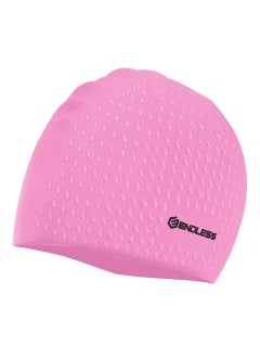ENDLESS  Comfortable Silicon Swimming Cap with Bubble Design | Elastic Waterproof Swimming Cap for Long and Short Hair with Thicker Edge | For Adults, Women and Men  - Image 1