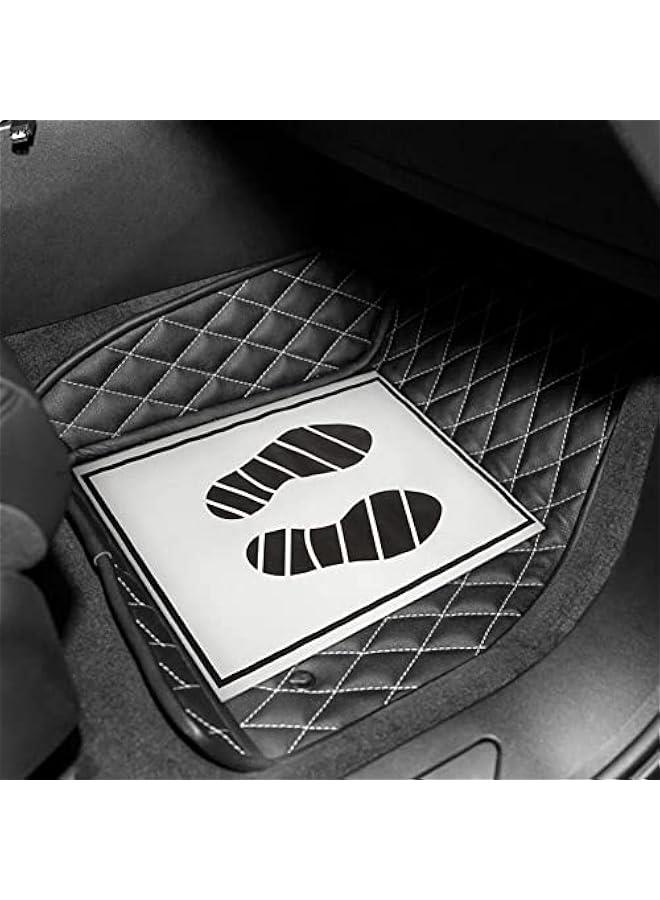Generic 25 PCS Paper Auto Floor Mat Disposable Car Floor Mats Paper Foot Pads Automotive Interior Floor Protection Cover for Home Vehicle  - Image 3