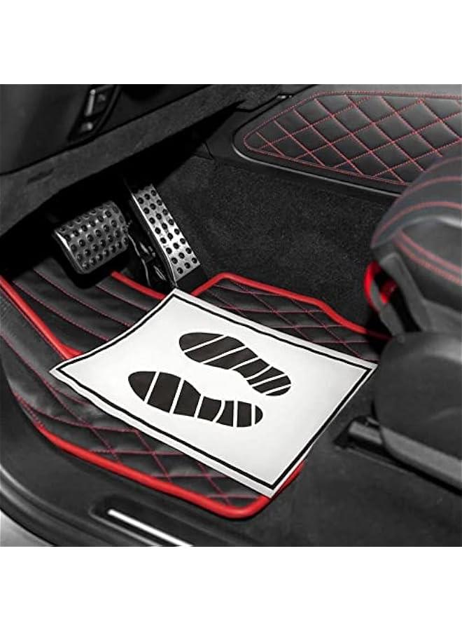Generic 25 PCS Paper Auto Floor Mat Disposable Car Floor Mats Paper Foot Pads Automotive Interior Floor Protection Cover for Home Vehicle  - Image 4