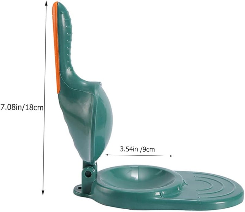 Green Manual Dumpling Maker Tool 2pcs Dough Presser for Wrappers Empanadas Kitchen Gadget - Image 3