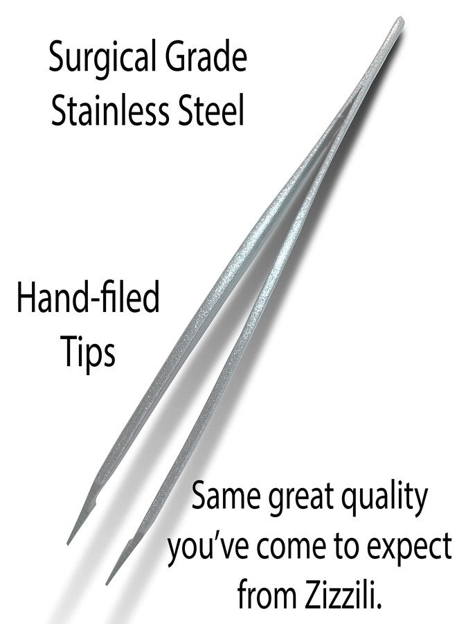 Zizzili Basics Mini Slant Tweezers - Best Tweezers for Eyebrow and Facial Hair Removal - Image 2