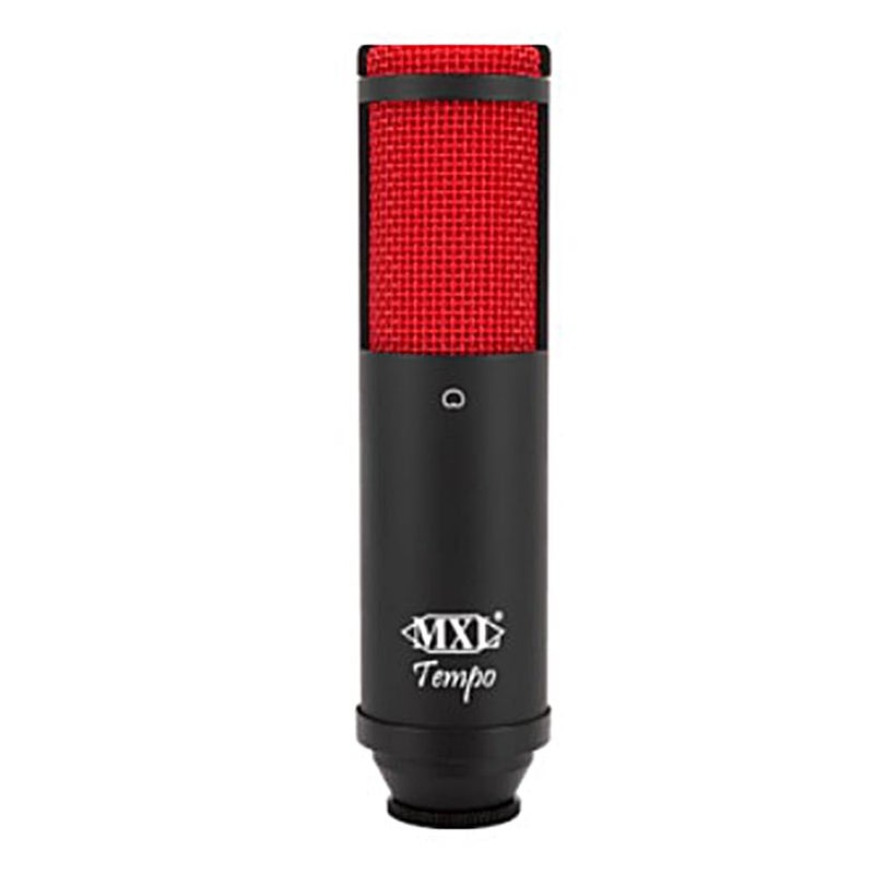 MXL TEMPO-KR Mac and PC Compatible USB 2.0 Powered Condenser Microphone - Black/Red - Image 4