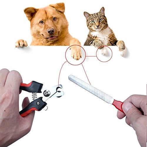 SRI Pet Nail Safety Cutter with Toe File Trimmer Clipper - Image 5