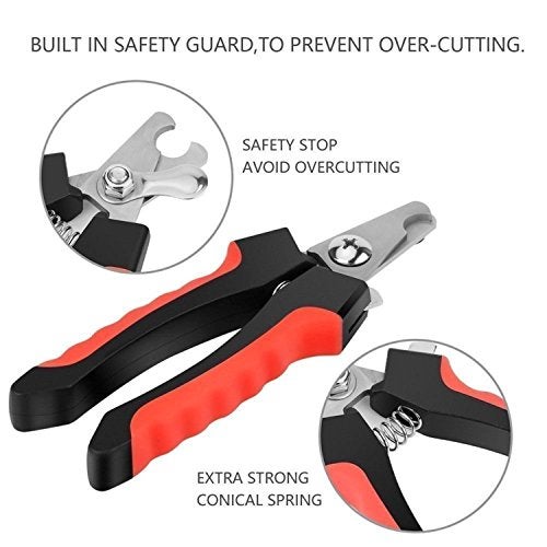 SRI Pet Nail Safety Cutter with Toe File Trimmer Clipper - Image 4
