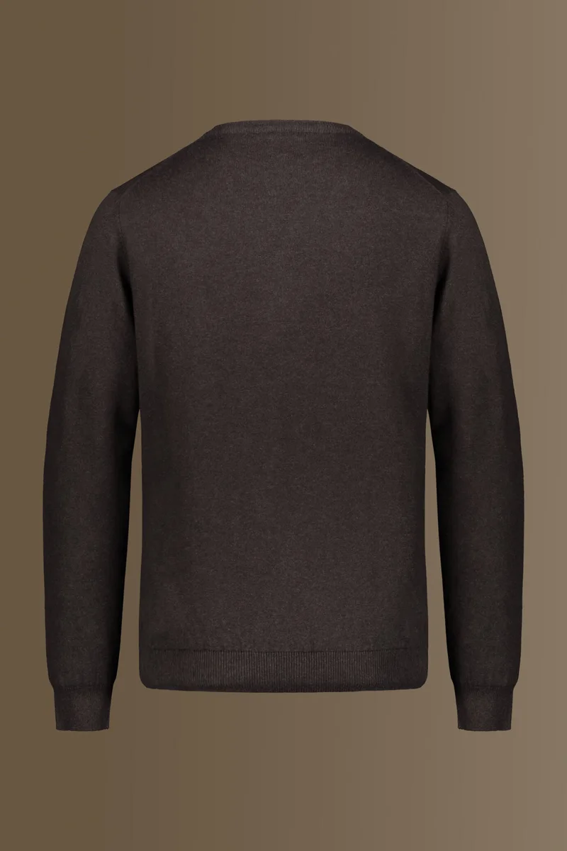 Doppelganger Brown Round neck sweater - Moro for Men | Best Price UAE